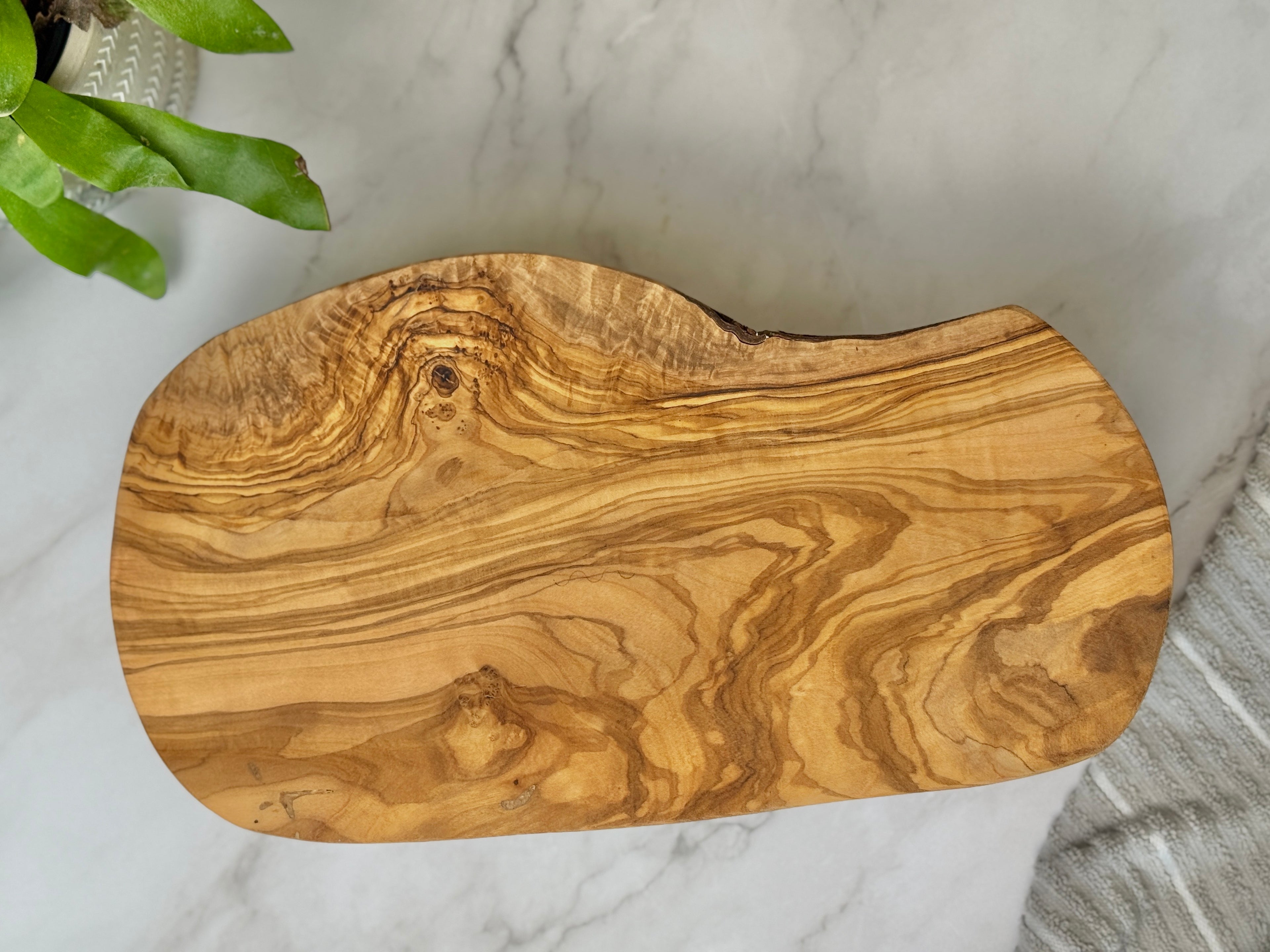 Personalized Engraved Olive Wood Charcuterie Board