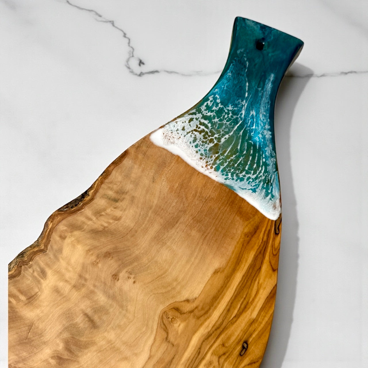 Ocean Resin Olive Wood Charcuterie Board